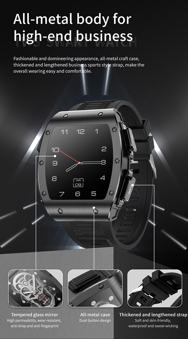 JM09 watch with earbuds ,Smartwatch with Earbuds ,TWS Smart Watch ,JM09 smart watch with earphone ，earphone smart watch ,smart watch earbuds 2 in 1 ,smartwatch with earbuds ,JM09 watch earphone ,JM09 smart watch